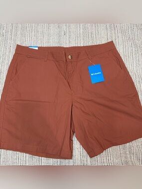 Men’s Columbia Chino Shorts Terracotta Mens 38 X 8” Inseam NWTWashed Out Shorts